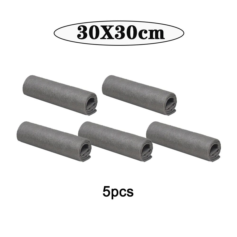 New Thickened Magic Cleaning Cloth Microfiber Glass Clean Towel Reusable Washable Lint-Free Cleaning Rags for Kitchen Glass Car